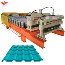 2020 metal Bamboo glazed tile roofing roll forming machine made in china